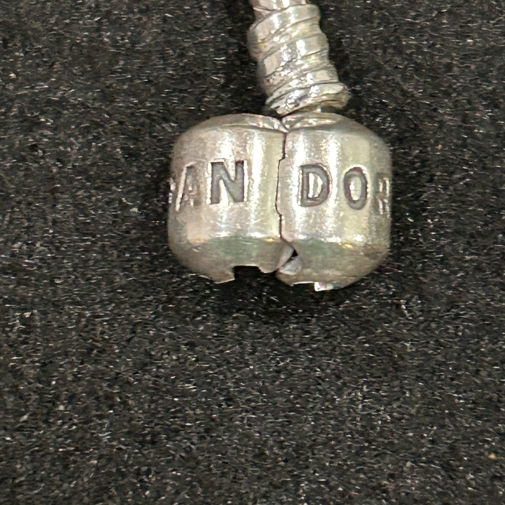 Pandora 925 ALE Bracelet w/ “Angel of Hope” Charm - Picture 5 of 6